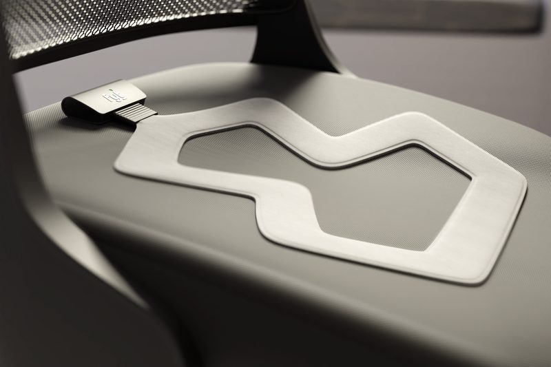 The thin Fyt sensor mat on an office chair seat